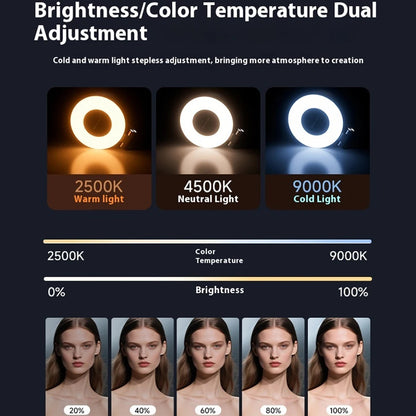 ClikkGlow™ Magnetic Fill Light for Creators